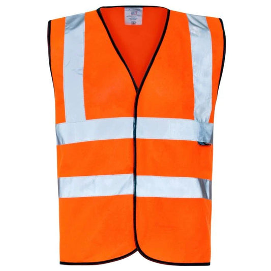 High Visibility Waistcoat Vest - Orange