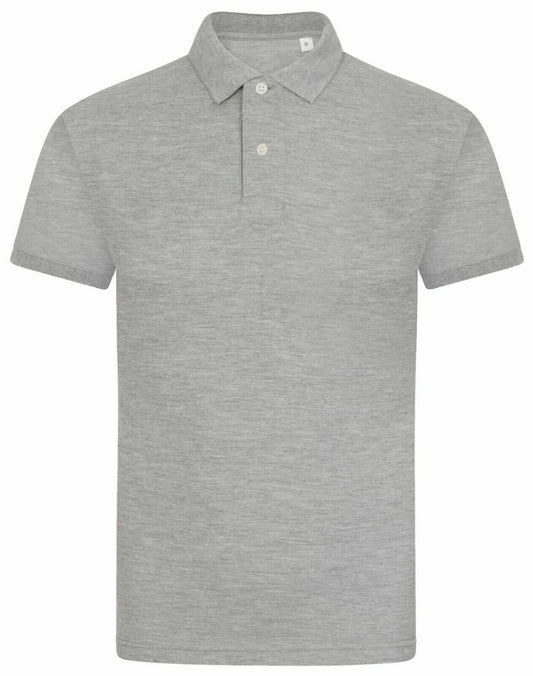 Mens Polo Shirt T-shirt Top Plain Short Sleeve Active Pique Casual Golf Leisure Grey