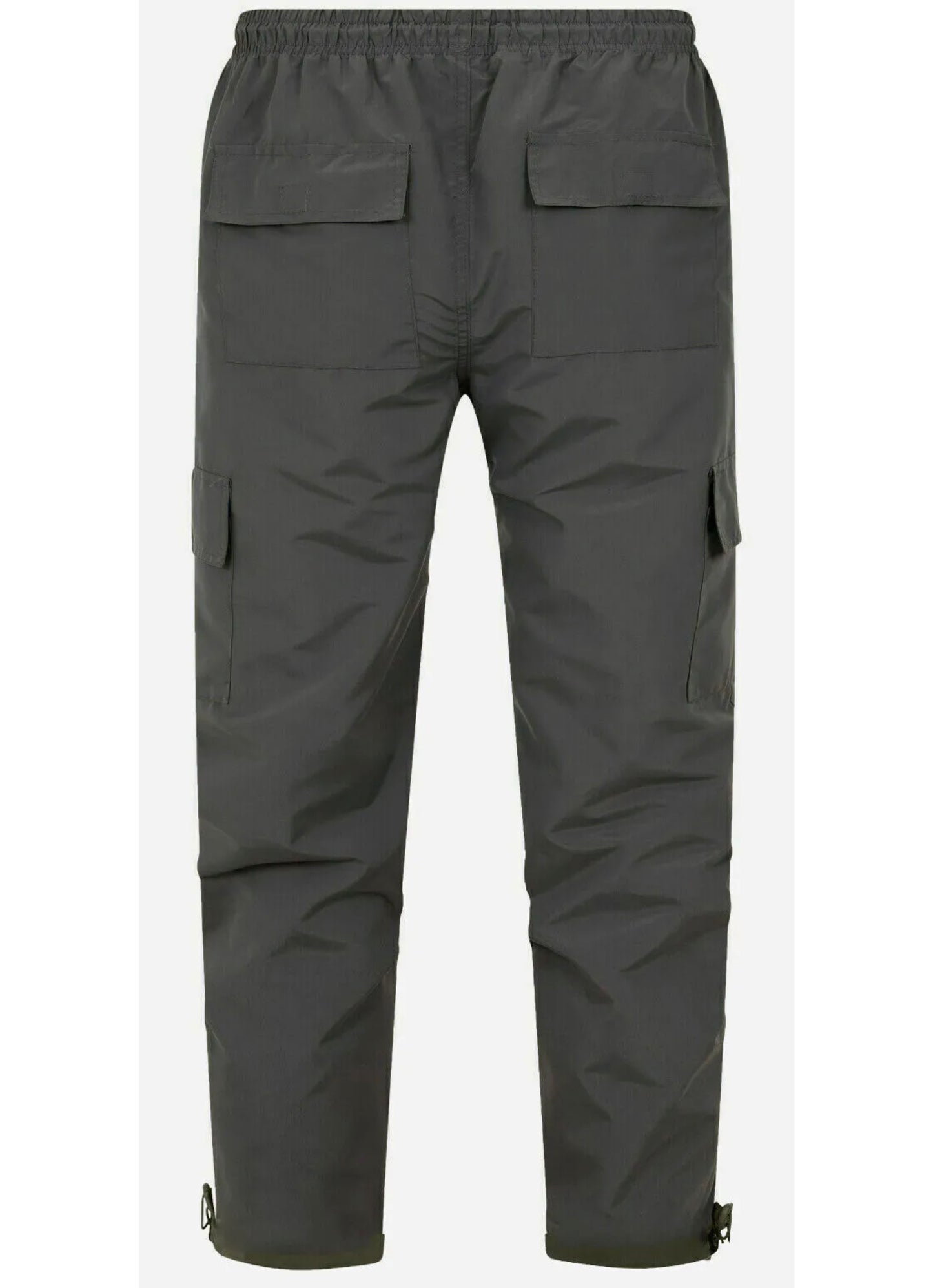 Mens Cargo Combat Trousers Fleece Lined Thermal Elasticated Winter Work Bottoms