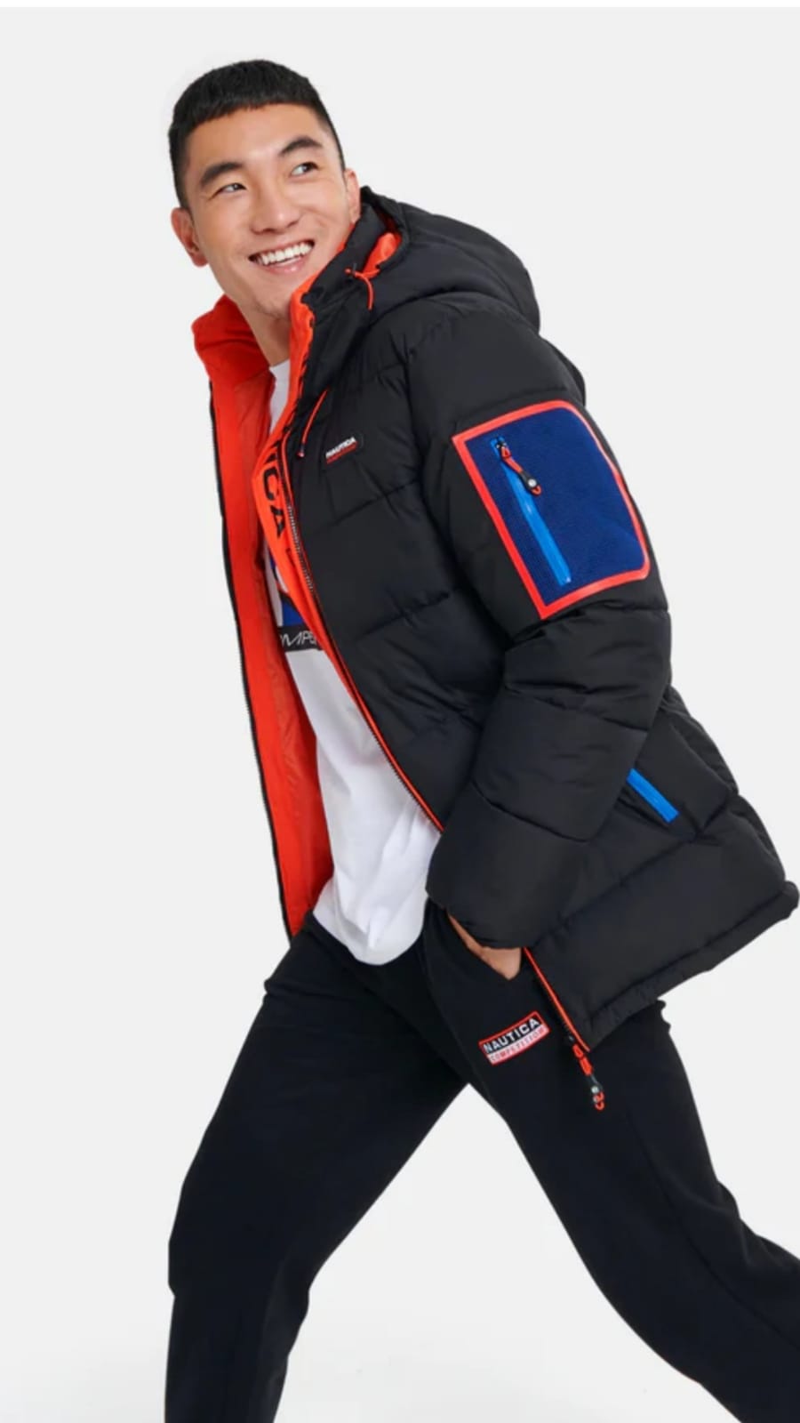 Nautica Competition Jacket - Black/Blue